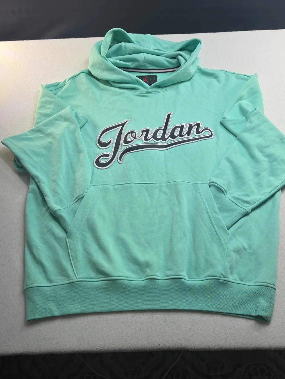 Jordan Flight MVP Men's Fleece Hoodie Emerald Rise (FN4613-349)
